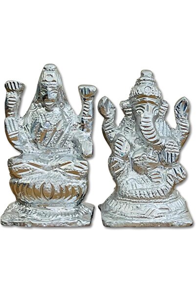 Generic Ganesh Lakshmi Idol Set | Decorative Laxmi Ganesha Murti for Diwali P...