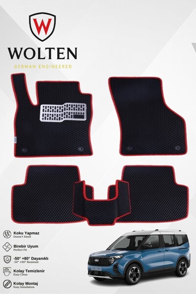 w wolten german engineered COURIER-FORD-(2024 SONRASI) İÇİN EVA İÇ PASPAS TAK...