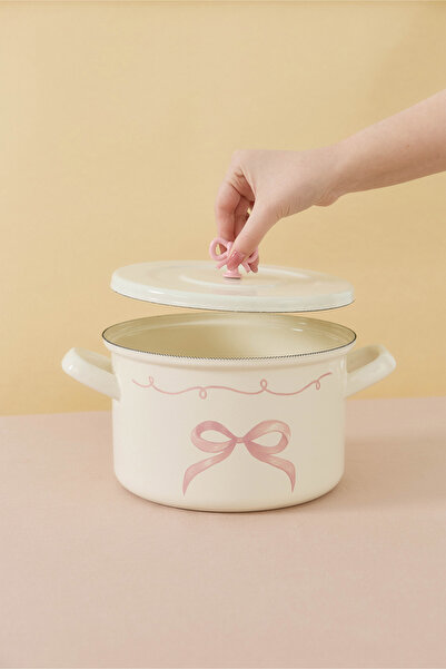 EMAYlab Rebel Bow Enamel Deep Pot 20 cm (3 Liters)