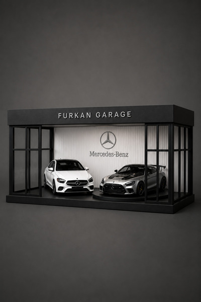 GAME SHOT Kişiye Özel Araba Garajı - Diorama - Showroom Dekoru - Galeri Maket...