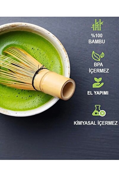 Dia Bamboo Matcha Whisk - 100% Natural Handmade Chemical-Free Tea Mixer Chasen