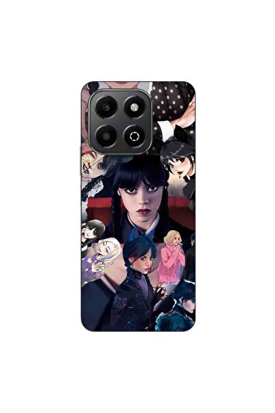OEM Husa compatibila cu Honor X6b Silicon Gel Tpu Model Wednesday Addams Cola...