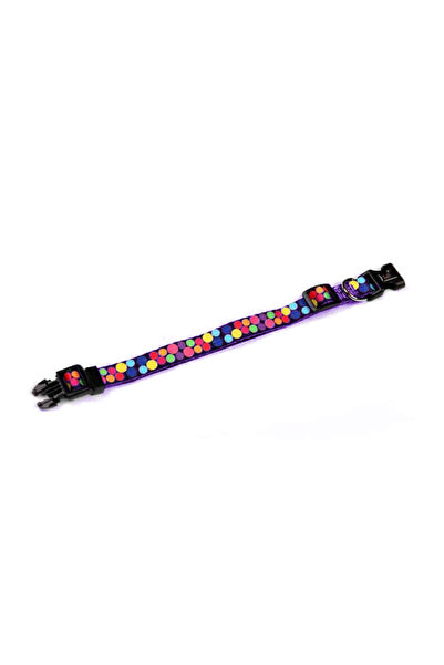 PETLER Περιλαίμιο Σκύλου Μωβ Πουά Large 2.5/40-70cm