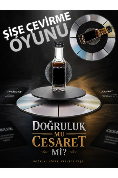 Gece ritüeli Gizli Sorular & Cesur Görevler Oyunu - Şişe Çevirmece - Doğruluk...