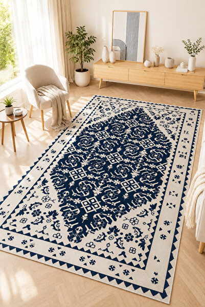 Chilai Home Shoden Makinede Yıkanabilir Kaymaz Taban Leke Tutmaz Dijital Salo...