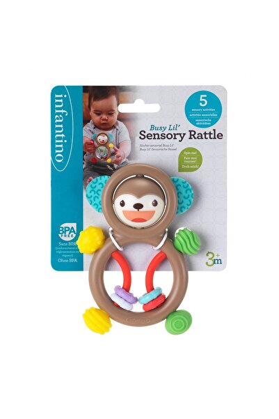 Infantino Jucarie bebelusi, Infantino, Sensory Monkey Rattle