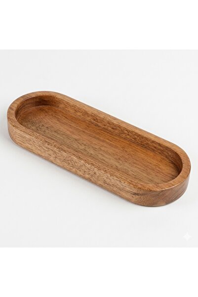 Generic Wooden Oval Tray