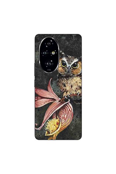 OEM Husa compatibila cu Honor 200 Pro Silicon Gel Tpu Model Owl Painted