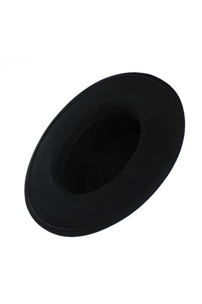 ButicCochet Pălărie de damă, ButicCochet, din material sintetic, mărime unică, cu lanț decorativ, Negru PAL1225