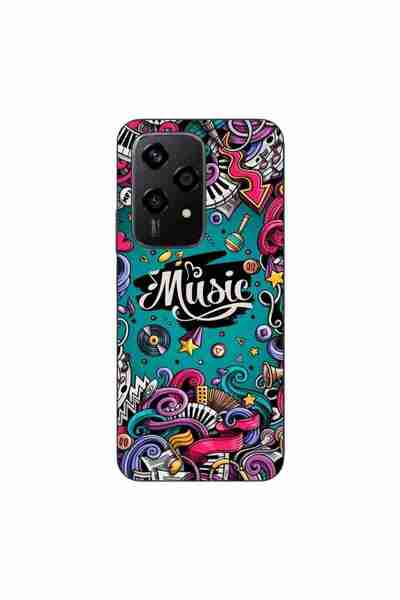 OEM Husa compatibila cu Honor 200 Lite Silicon Gel Tpu Model Pop Art Music