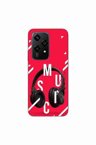 OEM Husa compatibila cu Honor 200 Lite Silicon Gel Tpu Model Music Headphones