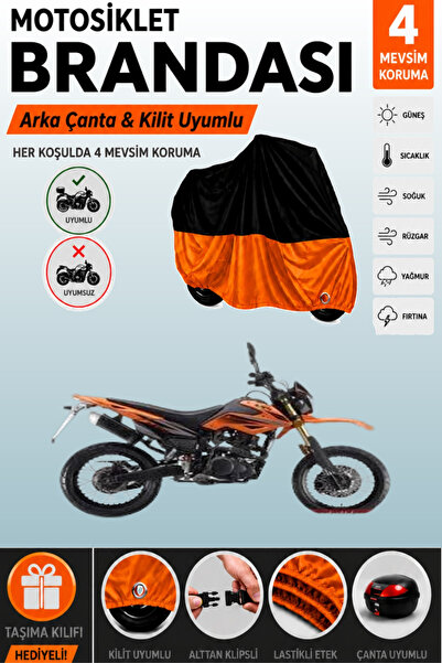 Cemku Double Black Top - Orange Bottom, Rear Bag Compatible Bumoto/Jinling Ea...