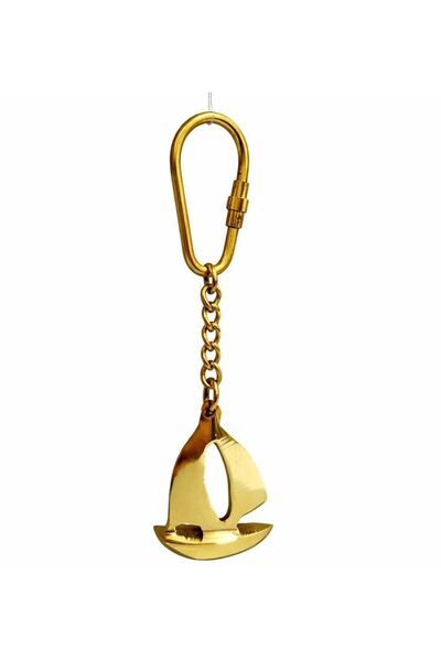Mestore Brass Sailing Keychain 2475C
