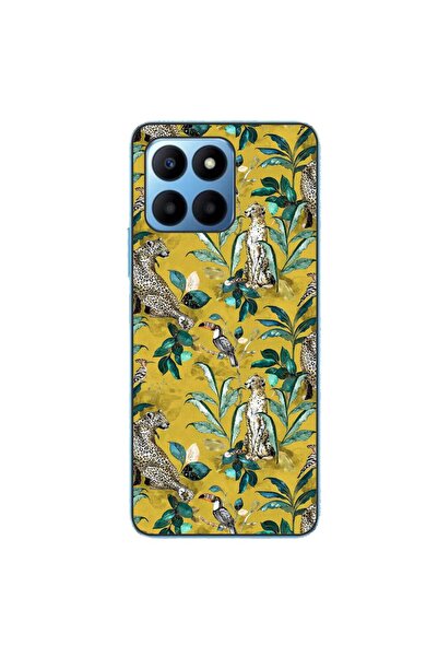 OEM Husa compatibila cu Honor X6 Silicon Gel Tpu Model Yellow Jungle Pattern