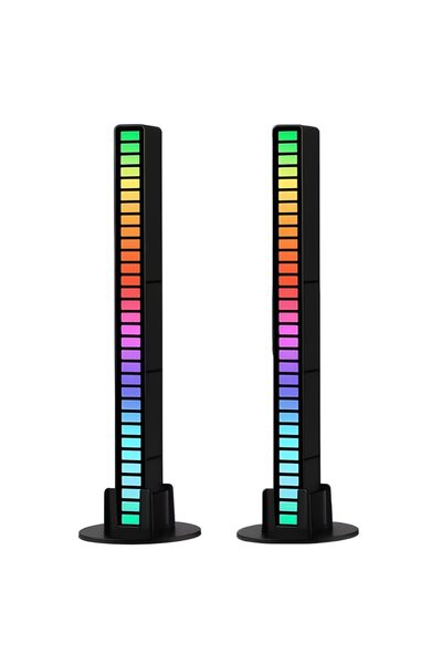 Kdhome Set 2 Bare Luminoase Led RGB Lumia, Interfata USB, Bara Luminoasa Tele...