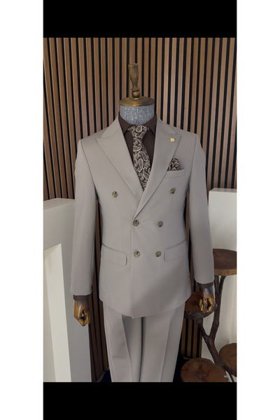 The Tailor Classics Men's Double-Breasted Suit - Men's Jacket and Pants