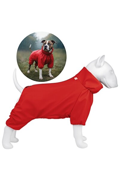 WAUDOG Pelerină de ploaie pentru câini, WAUDOG, impermeabilă, roșie, M