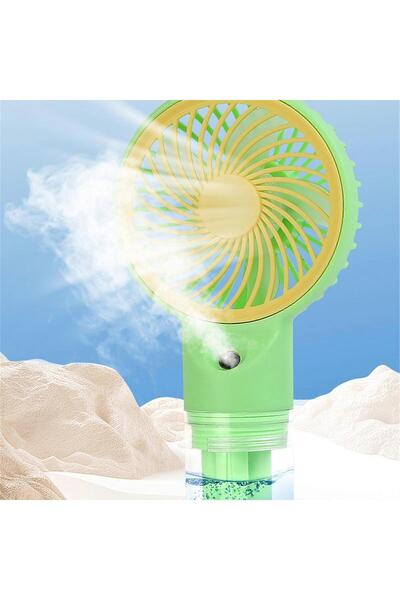 Inovaxis Su Buharlı Şarjlı 3 Hızlı Standlı Mini Fan Vantilatör