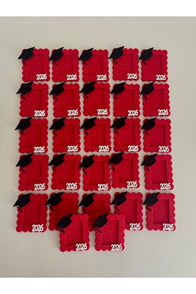 KEÇEYE DAİR NE VARSA Kırmızı çerçeve magnet ( Mezuniyet karne hediyesi)