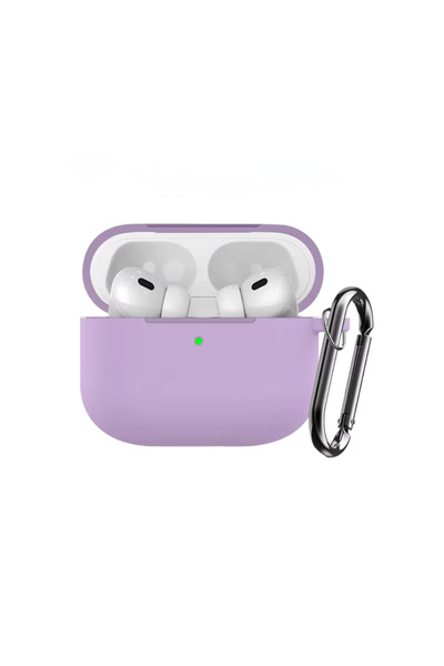 PAİKA حافظة سيليكون متوافقة تمامًا مع Airpods Pro وPro 2 مع خطاف معدني لحماية...