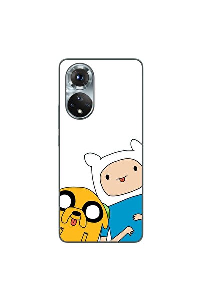 OEM Husa compatibila cu Honor 50 Silicon Gel Tpu Model Finn and Jake Tongues