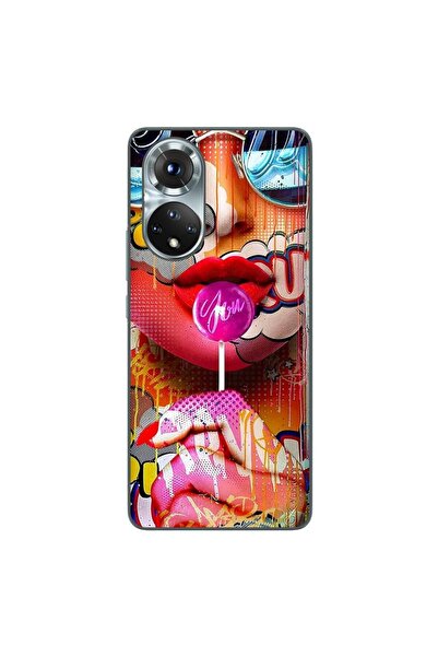 OEM Husa compatibila cu Honor 50 Silicon Gel Tpu Model Pop Art Lolipop