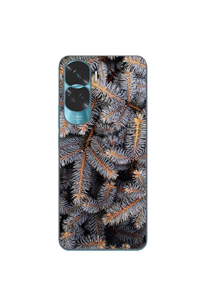 OEM Husa compatibila cu Honor 90 Lite 5G Silicon Gel Tpu Model Crengi de Brad