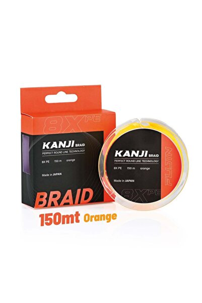 Fujin Kanji 8X 150MT Orange İp Misina 0.104mm