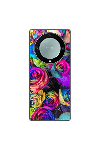 OEM Husa compatibila cu Honor Magic 5 Lite Silicon Gel Tpu Model Trandafiri C...