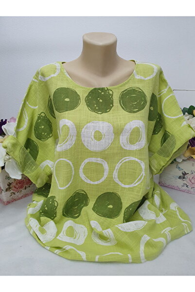 ITALY Bluza bumbac buline cu model abstract