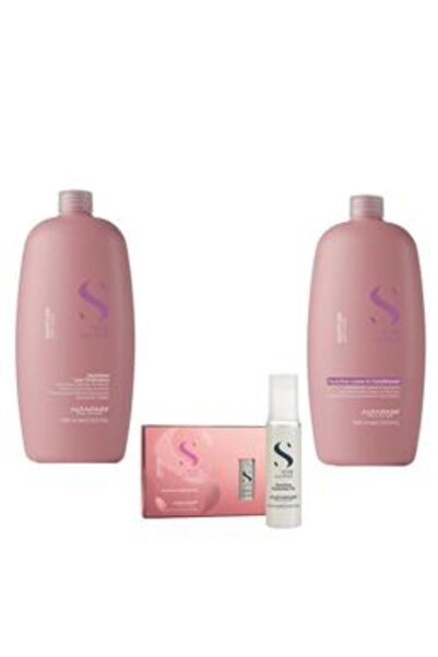 Alfaparf Milano Pachet Hidratant pentru Par Uscat - Semi Di Lino Moisture Nut...