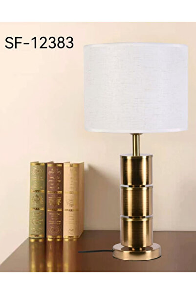 Generic This Is a Gold-Colored Table Lamp.