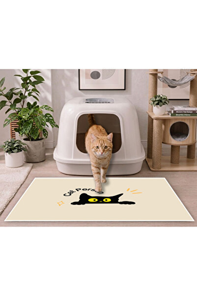 Harika bir ev KEDİ VE KÖPEK TUVALETİ KUMU PASPASI 40X50 CM HAYVAN MATI (CAT P...