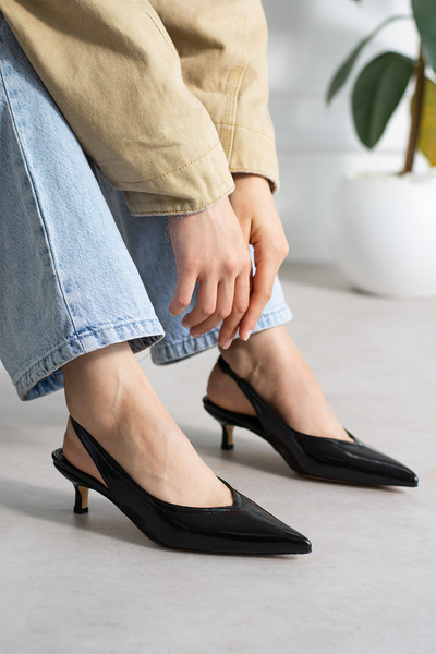 Vaghessa Shoes Vaghessa Alvara Women's Shoes Slingback Open Back Elasticated