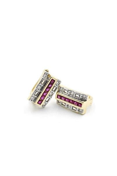 atastore2017 Jewelled Earrings - Pink