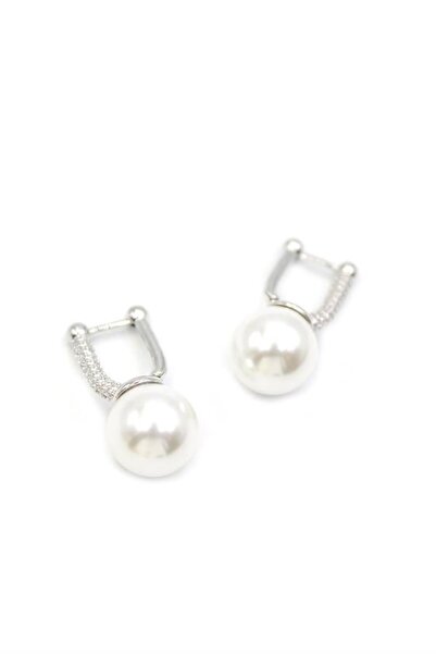 atastore2017 Pearl Earrings - Silver