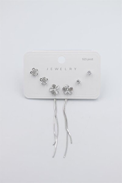 atastore2017 Multiple Set Earrings - Silver