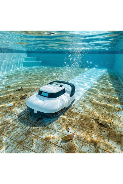 Bewello Robot automat pentru curatarea piscinei, 40W, 6000 mAh, filtru fin 10...