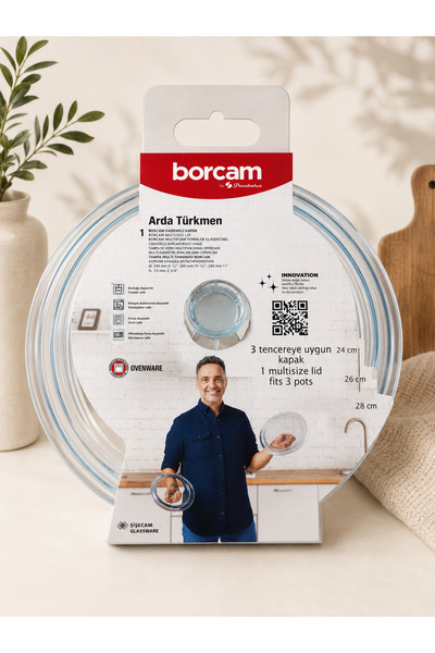 Paşabahçe Borcam paşabahce tencere kapağı 24 cm 26 cm 28 cm uyumlu