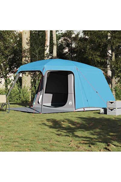 vidaxl Cort de camping cu dom veranda pentru 5 persoane, impermeabil