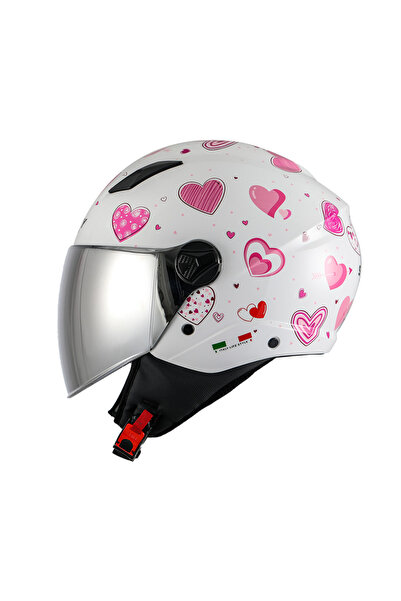 Sway SW 765 Enjoy Heart Yarım Motosiklet Kaskı