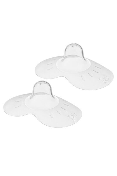 Akuku Set of 2 silicone nipple protectors size L in storage box