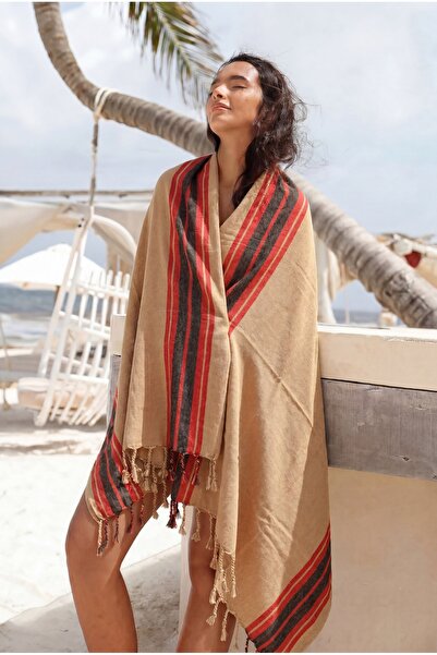Vintero Home 100% Cotton Woven Peshtemal - Beach, Pool, Bath and Hammam Towel