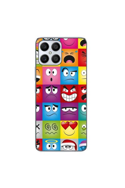 OEM Θήκη συμβατή με Honor X8 από σιλικόνη gel TPU με σχέδιο αστείας φατσούλας