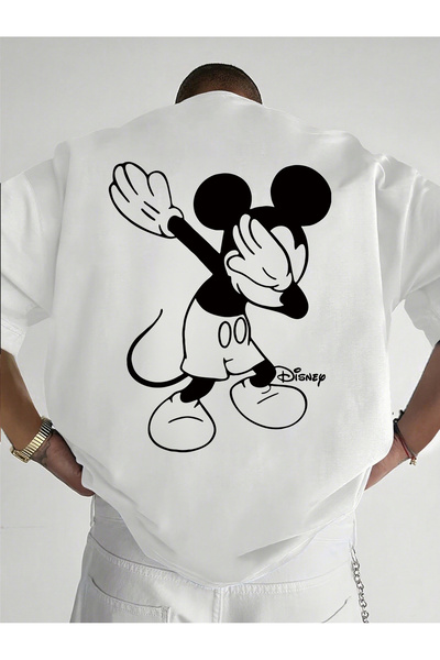 SAUDI DISNEYLAND disneyland Men and Women's 100% Cotton T-Shirt - Oversized C...