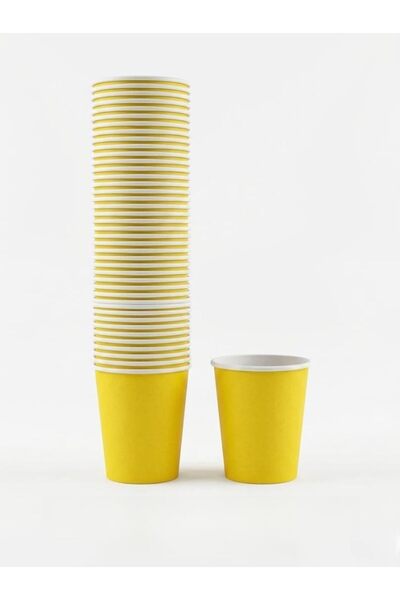 Sunny Your Bright choice Sunny Premium Paper Cups 8oz – Pack of 50 | Disposab...