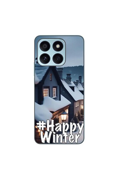 OEM Husa compatibila cu Honor X8b Silicon Gel Tpu Model Happy Winter