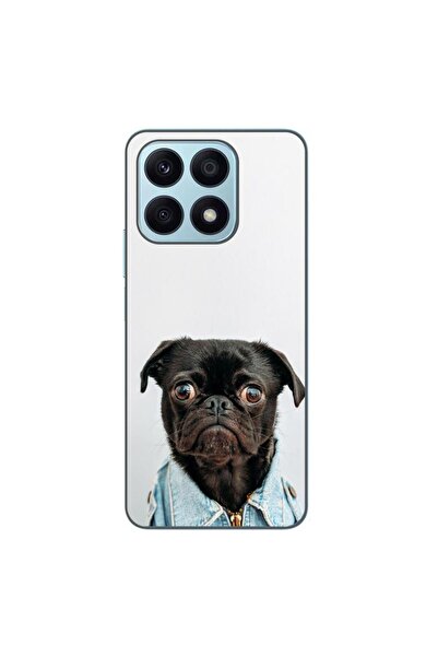 OEM Калъф, съвместим с Honor X8a, силиконов гел TPU, с модерен десен на мопс