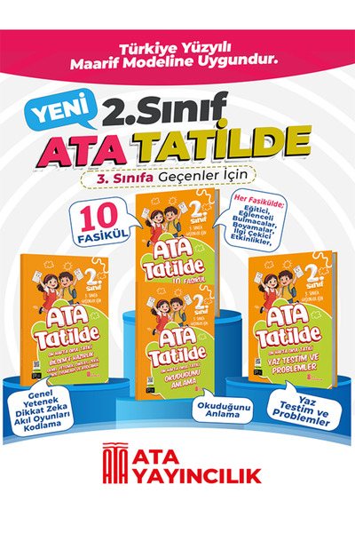 Ata Yayıncılık 2. Sınıf Ata Tatilde Setimiz 2026