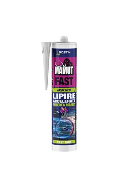 BOSTİK Adeziv rapid de construcții, Mamut Fast, interior/exterior, alb, 290 ml